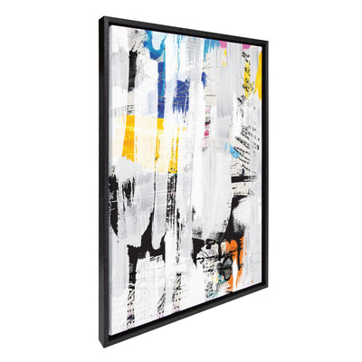 Sylvie NC Street Art 2, Inner Battle, and Abstract Sunset Framed Canvas by kateandlaurel - product image 2 for Resin Society