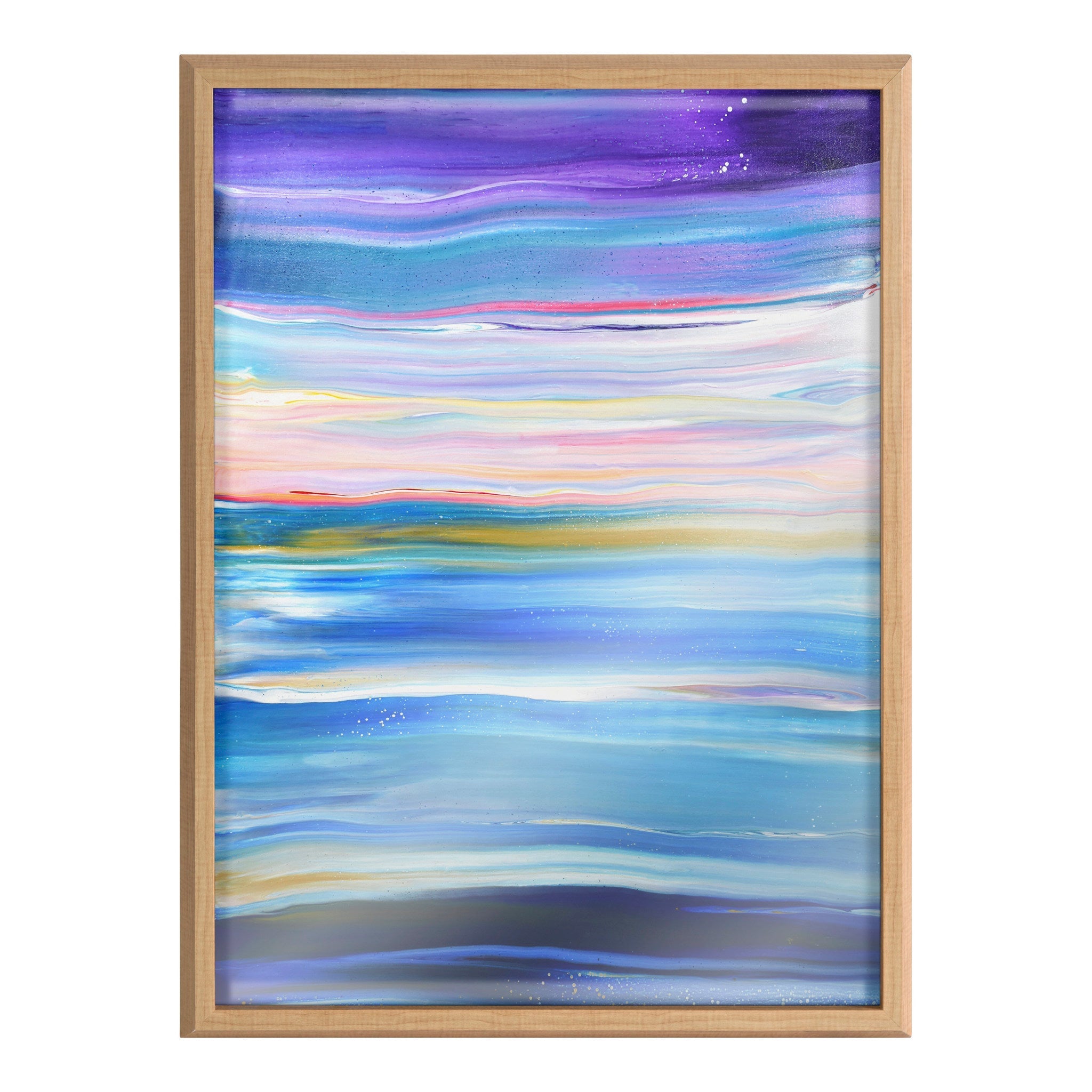 Blake Seaside Serenity Framed Printed Art by Xizhou Xie