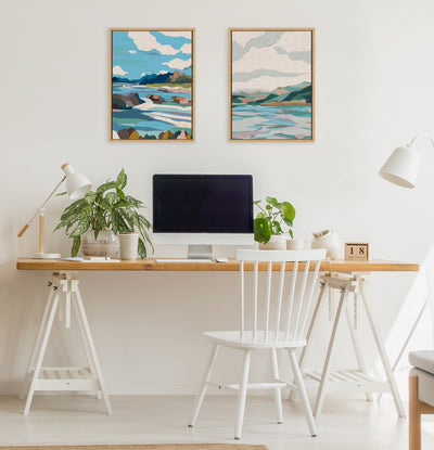 Sylvie Brienz Framed Canvas by Nikita Jariwala