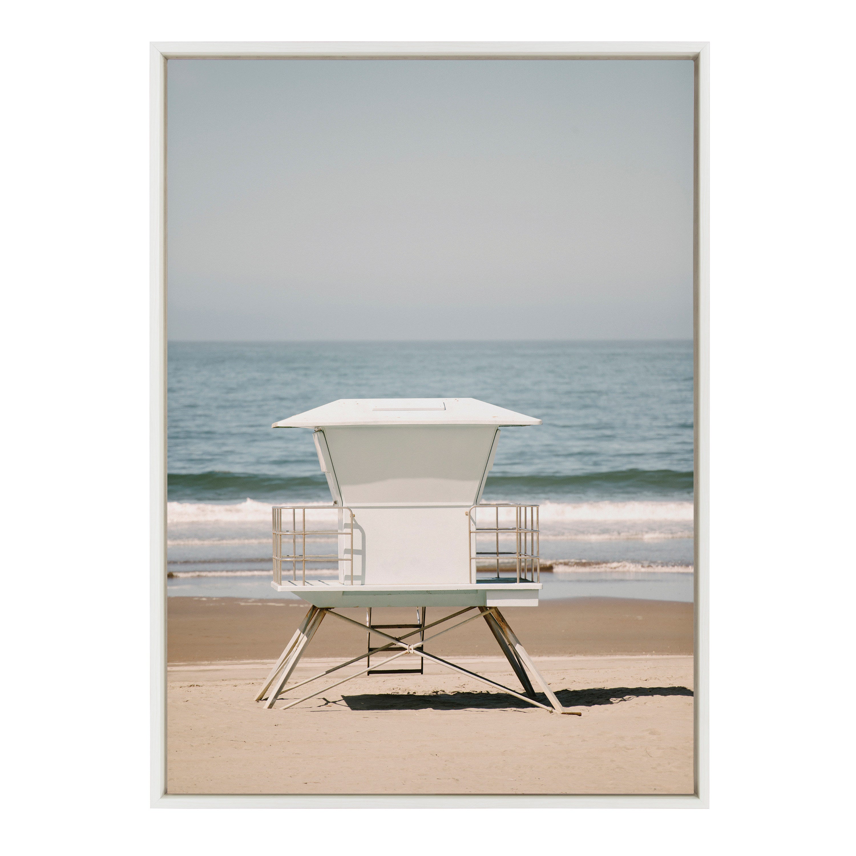Sylvie Surf Shack Framed Canvas by kateandlaurel - product image 8 for Resin Society