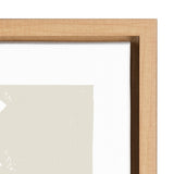 Sylvie Burst Neutral Framed Canvas by kateandlaurel - product image 3 for Resin Society