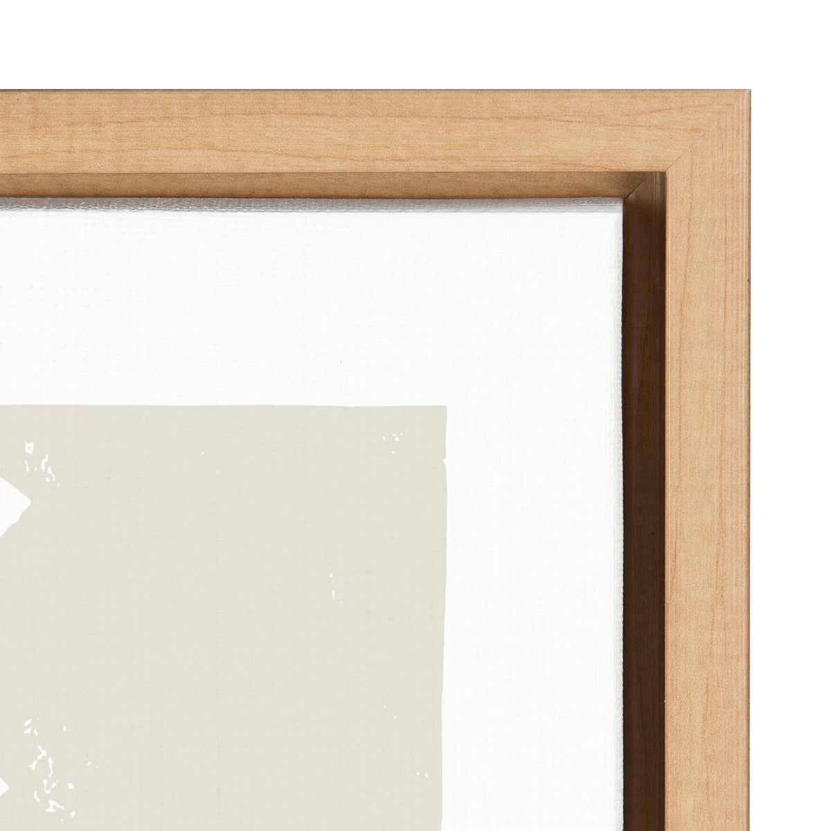 Sylvie Burst Neutral Framed Canvas by kateandlaurel - product image 3 for Resin Society