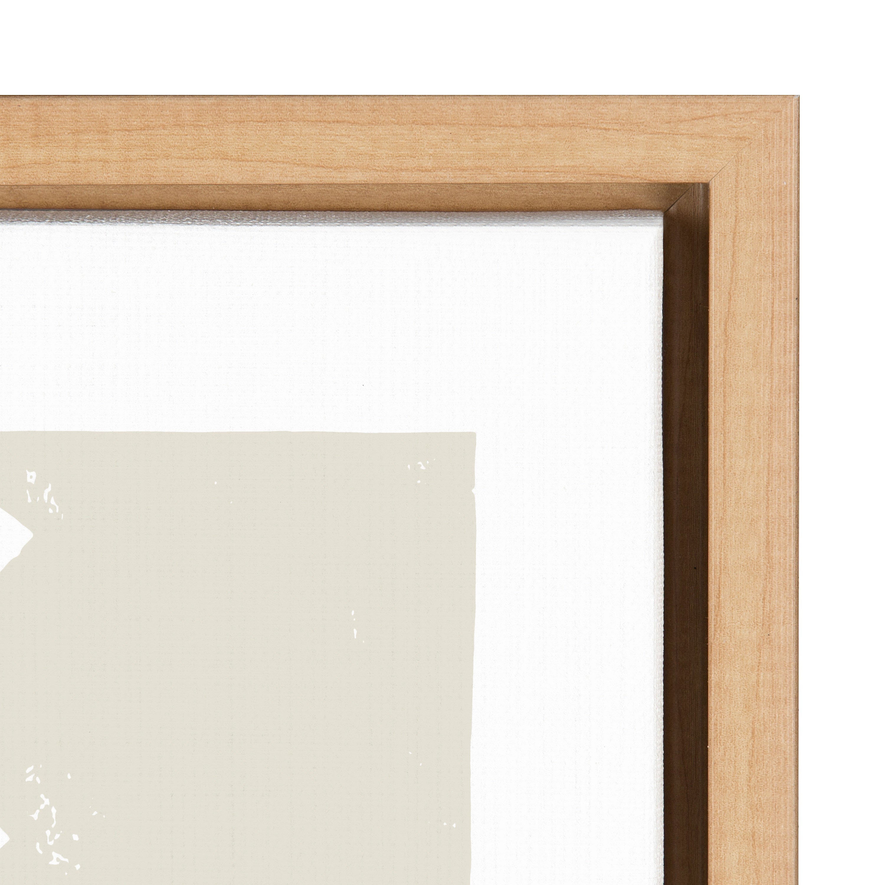 Sylvie Burst Neutral Framed Canvas by kateandlaurel - product image 3 for Resin Society