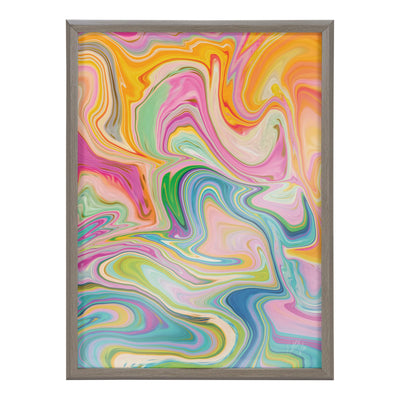 Blake Marble 27 Framed Printed Glass by kateandlaurel - product image 2 for Resin Society