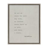 Sylvie Emerson Quote Framed Canvas by kateandlaurel - product image 7 for Resin Society