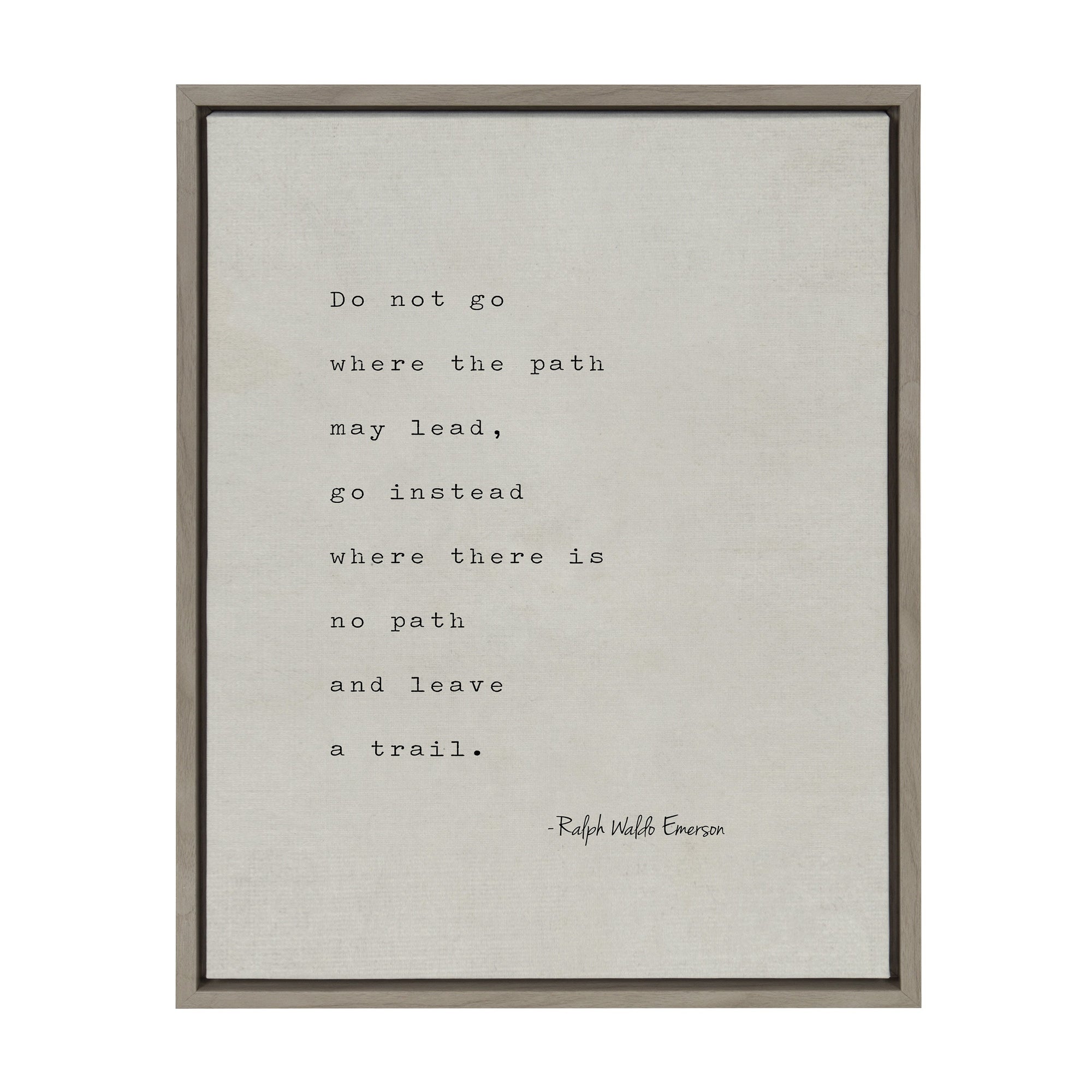 Sylvie Emerson Quote Framed Canvas by kateandlaurel - product image 7 for Resin Society