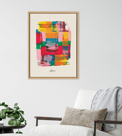 Sylvie Embrace The Excess Framed Canvas by Amber Vittoria