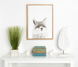 Sylvie Fox Portrait Framed Canvas by Simon Te Tai by kateandlaurel - product image 4 for Resin Society