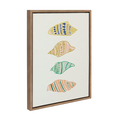 Sylvie Ocean Treasures Framed Canvas by kateandlaurel - product image 2 for Resin Society