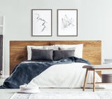 Sylvie Mountains Framed Canvas by kateandlaurel - product image 4 for Resin Society