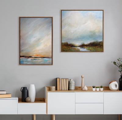 Sylvie Day's End Framed Canvas by Mary Sparrow