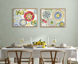 Sylvie Positano Inspired Framed Canvas Set by kateandlaurel - product image 9 for Resin Society