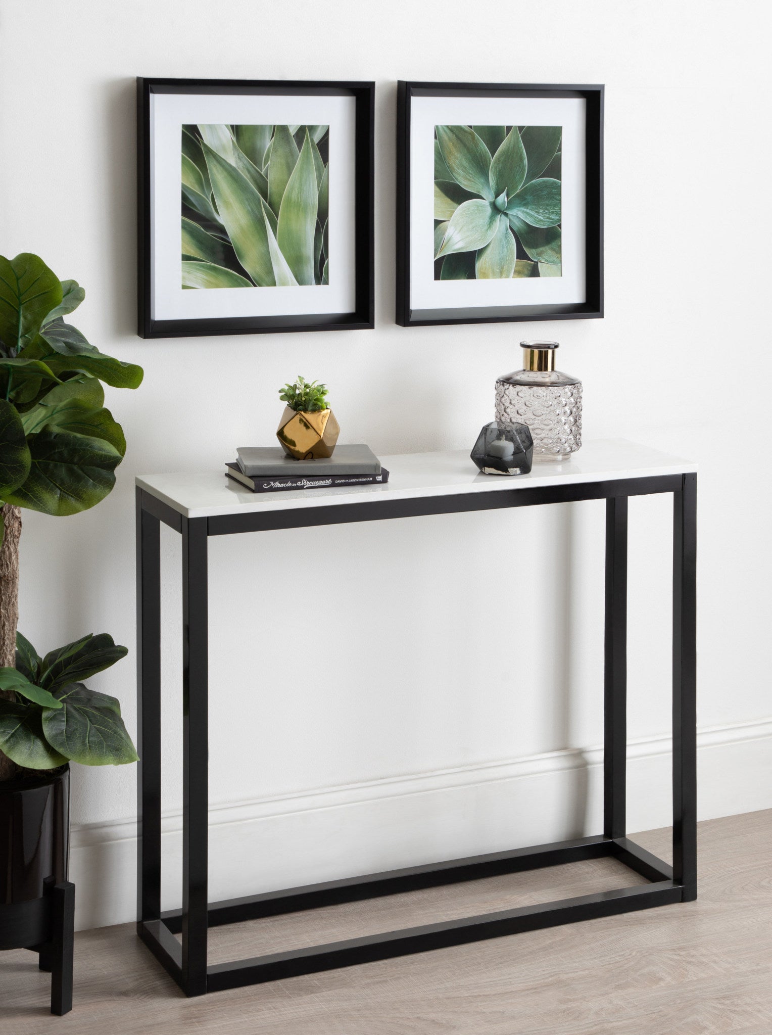 Calter Succulent Leaves Framed Print Art Set by Amy Peterson by kateandlaurel - product image 7 for Resin Society