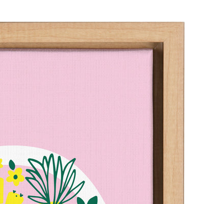 Sylvie Plant Based Framed Canvas by kateandlaurel - product image 3 for Resin Society