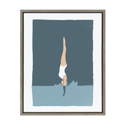 Sylvie Splash Framed Canvas by Rocket Jack by kateandlaurel - product image 10 for Resin Society